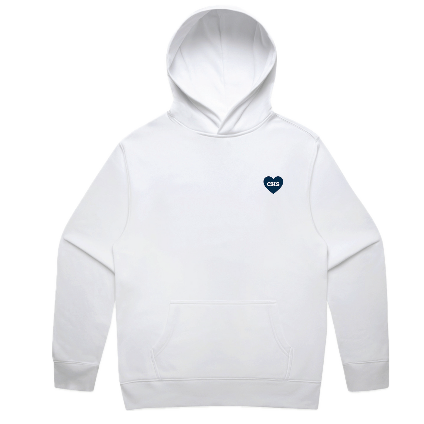 Embroidered CHS Blue Heart Hoodie